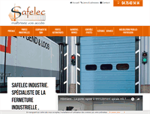 Tablet Screenshot of industrie.safelec.fr